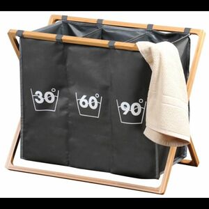 Kesper 19597 Összecsukható szennyeskosár, 57 x 63x 38 cm kép