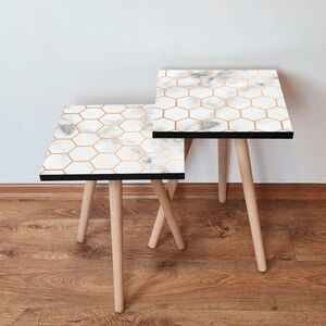 2SHP White összecsukható asztal, 2 db kép