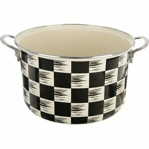 Orion Smaltovaný hrnec Šachovnice Lem , 6, 5 l, pr.26 cm, 26 cm átmérőjű kép
