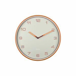 Karlsson 6013OR design falióra narancssárga, átmérő: 40 cm kép