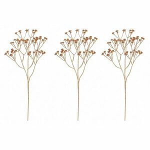 Gypsophila ágak virágokkal, 3 db, arany, 63 cm kép