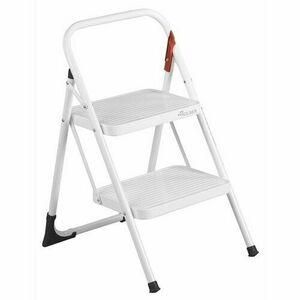Rolser M10 UNE összecsukható lépcső , 2 lépcsőfok, fehér kép