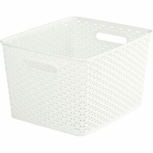 Curver RATTAN 'Y' STYLE tároló doboz nagy tejszín kép