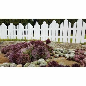 Home Kerti kerítés fehér, 2, 3 m kép