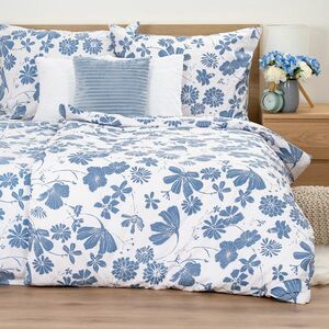 4Home Blue Meadow pamut ágyneműhuzat, 140 x 200 cm, 70 x 90 cm kép