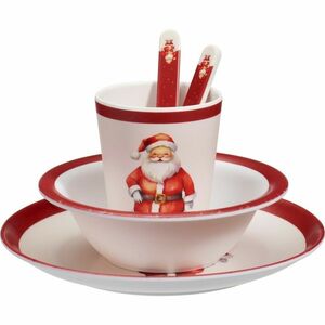 Santa 5 db-os melamin gyerek étkészlet kép