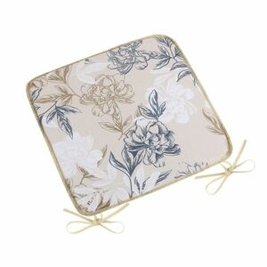 Bellatex DITA Flower sima székpárna szürke-bézs, 40 x 40 cm kép