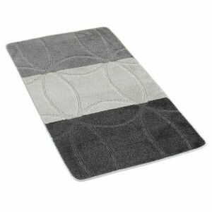 Kvalitex Geometria fürdőszoba szőnyeg szürke, 60 x 100 cm kép