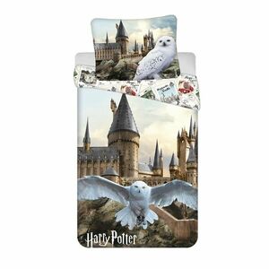 Jerry Fabrics Pamut ágynemű Harry Potter Hedwig 02, 140 x 200 cm, 70 x 90 cm kép