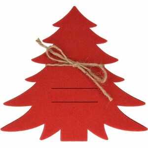 X-Mas Tree evőeszköz-tartó, piros, 4 db-os szett kép