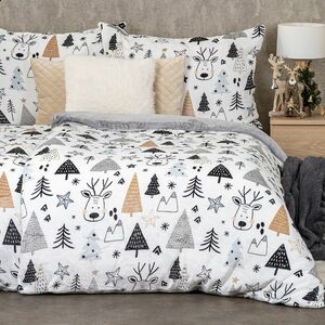 4Home Nordic forest mikroflanel ágyneműhuzat140 x 220 cm, 70 x 90 cm, 140 x 220 cm, 70 x 90 cm kép