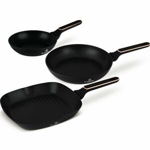 BerlingerHaus Black Rose titánbevonatú serpenyő szett, 3 db kép