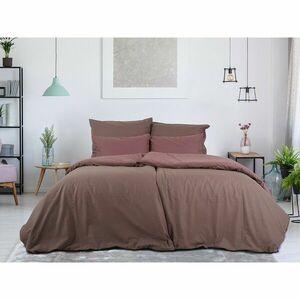 B.E.S. Petrovice Pamut ágynemű Double face barna/bordó kép