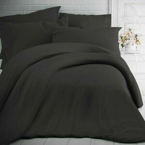 Kvalitex Pamut ágyneműhuzat sötétszürke, 140 x 200 cm, 70 x 90 cm, 140 x 200 cm, 70 x 90 cm kép