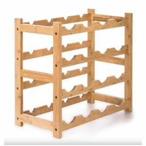 G21 Bambusz borosállvány, 16 palackos, M kép