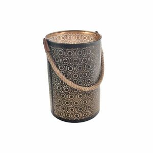 In Decor Fém gyertyatartó Dot fekete, 20 x 20 x 30cm, M kép