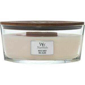 WoodWick illatos gyertya hajó White Honey, 453 g kép