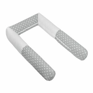 Bellatex Ágykerítés hengeres Puntíky szürke, 240cm kép