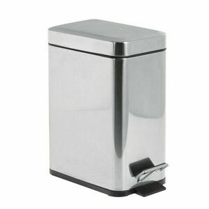 AQUALINE GAQ005 Simple line hulladékkosár, téglalap alakú, 5 l, rozsdamentes acél kép