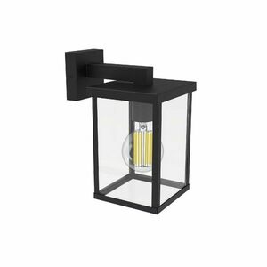 Philips Bellini kültéri fali lámpa E27 max. 25Wfényforrás nélkül, négyzet alakú, fekete kép