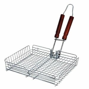 Happy Green BBQ acél kosár , 32 x 26 cm kép