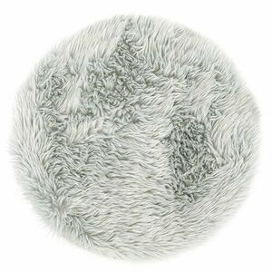 AmeliaHome Dokka szőrme, szürke, 90 cm kép