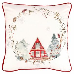 Párna Karácsonyi motívum bársony, 45 x 45 cm kép