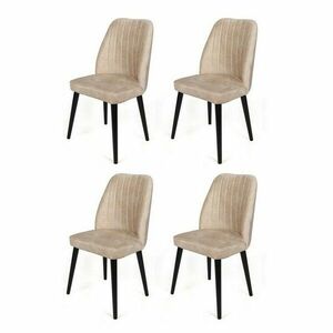 Alfa Cream and Black étkezőszék szett, 4 db kép