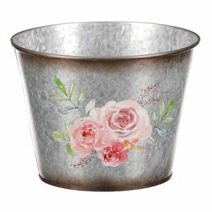 Rózsa virágtartó, 16 x 12 cm, fém kép