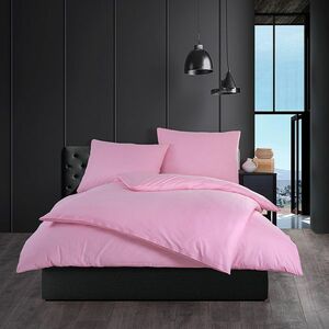 Pamut ágynemét Color rózsaszín, 140 x 200 cm, 70 x90 cm kép