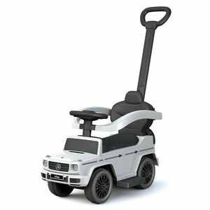 Baby Mix Mercedes Benz G-Class futóbiciklivezetőrúddal, fehér kép