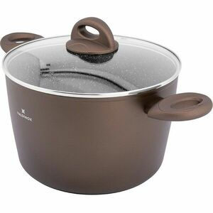 Valdinox Aurum lábas tapadásmentes felülettel és fedővel, 24 cm, 6 l kép