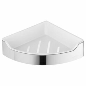 AQUALINE SB109 Samba sarokpolc zuhanyzóba, 21, 8 x 6, 3 x 21, 8 cm, polírozott acél kép