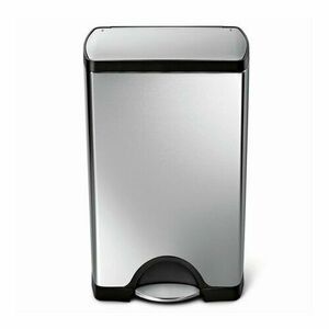 Simplehuman Téglalap alakú pedálos szemetes 38 l, acél kép