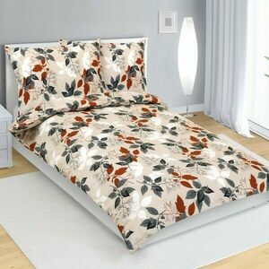 Bellatex Őszi levelek krepp ágyneműhuzat, 140 x 220 cm, 70 x 90 cm, 140 x 220 cm, 70 x 90 cm kép