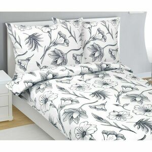 Bellatex hibiszkusz flanel ágyneműhuzat, 140 x 200 cm, 70 x 90 cm kép