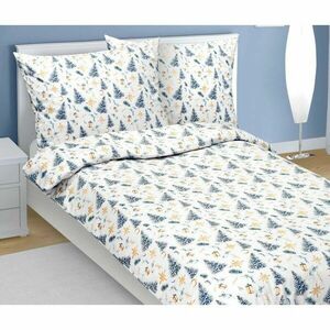 Bellatex Karácsonyfa karácsonyi pamut ágyneműhuzat, 140 x 200 cm, 70 x 90 cm kép