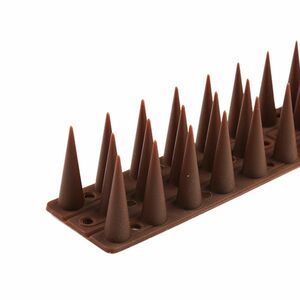Műanyag madárriasztó tüskék barna, 4 db-os készlet , 44, 5 x 3, 7 cm kép