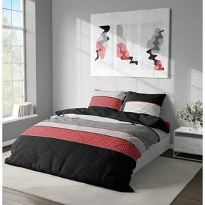 Kvalitex Delux Kyoto szatén ágyneműhuzat fekete, 140 x 200 cm, 70 x 90 cm kép