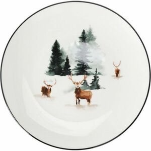 Winter Deer porcelán desszert tányér, 19 x 2 cm kép