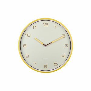 Karlsson 6013BY design falióra, sárga, átmérő: 40 cm kép