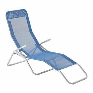 Aldotrade összecsukható kerti nyugágy 137x 58 x 94 cm, kék kép