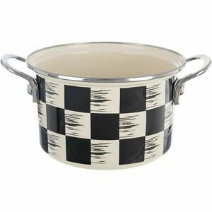 Orion Smaltovaný hrnec Šachovnice Lem , 2 l, pr.18 cm, 18 cm átmérőjű kép