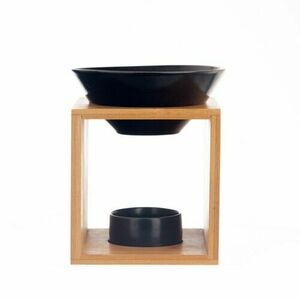 Orion BLACK aromalámpa porcelán/bambusz kép