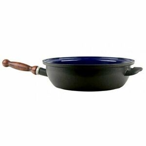 Sfinx Smalted pan with wooden handle BSE, 28 cm, 28 cm átmérőjű kép