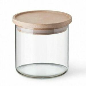 Simax 5162 üvegdoboz fa fedéllel, 0, 5 l kép