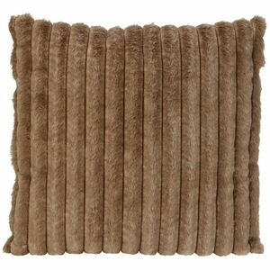 Stripes párna, barna, 45 x 45 cm kép