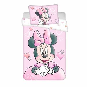 Jerry Fabrics Gyermek pamut ágynemű Minnie Powder pink kép
