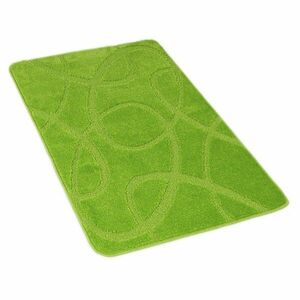 Kvalitex Elipsy fürdőszoba szőnyeg zöld, 60 x 100 cm kép