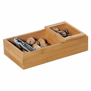 Kesper 62830 Diótartó tál, diótörővel, szögletes, 30 x 16 x 7, 5 cm kép